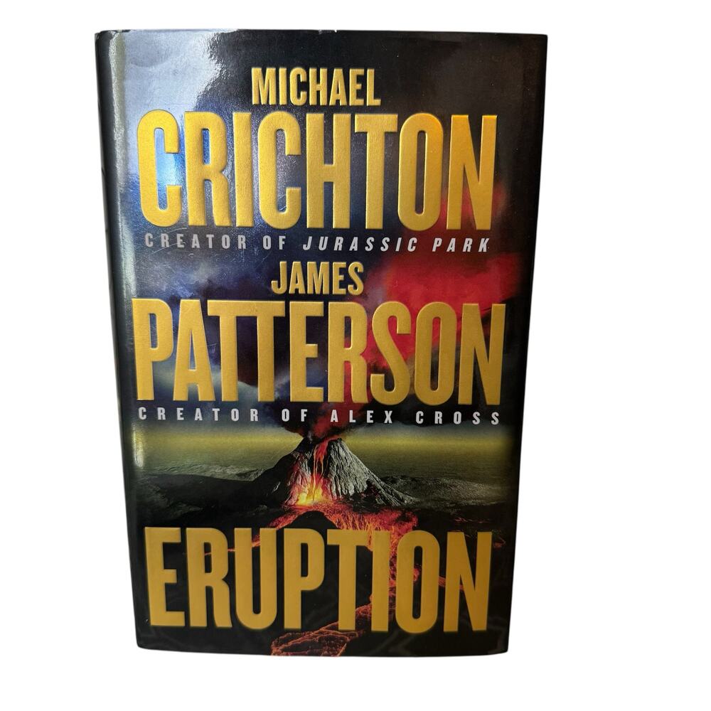 Eruption James Patterson Michael Crichton Book Excellent Condition